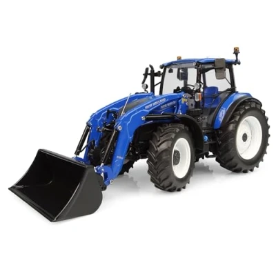 Afbeelding van Universal Hobbies New Holland T5.120 Dual Command met Voorlader 655 LU 2025 1:32