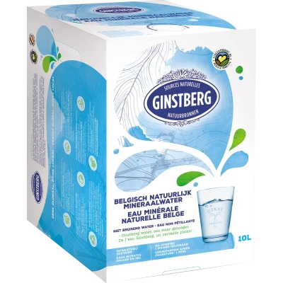 Afbeelding van Ginstberg Plat Water, Bag In Box 10 Liter Water