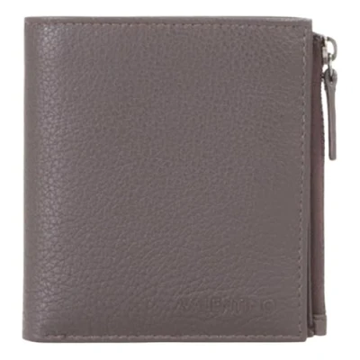 Afbeelding van VALENTINO Leren Portemonnee Sodaro Wallet Moro Donkerbruin