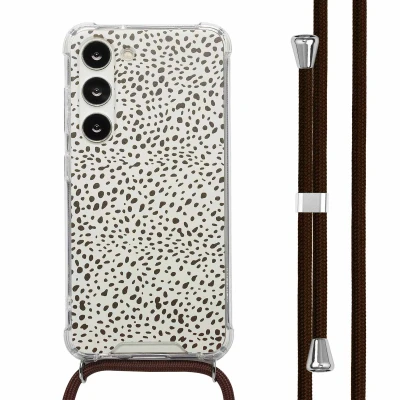 Afbeelding van imoshion Hoesje Geschikt voor Samsung Galaxy S23 Design met Koord Desert Dots