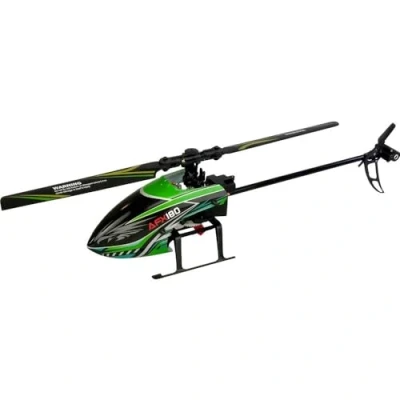 Afbeelding van Amewi 25314 AFX180 Single Rotor Helikopter 4 kanaals 6G RTF 2,4GHz met autostartfunctie en LCD zender, groen