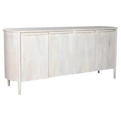 Afbeelding van Home Esprit Dientafel Wit 193 X 47 85,5 Cm