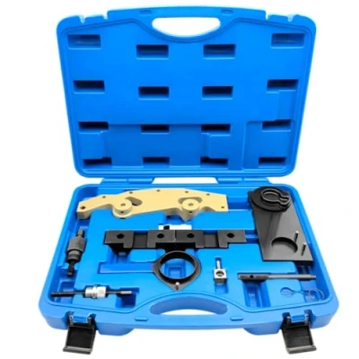 Afbeelding van ZKTOOL Nokkenas Timing Locking Tool Kit, compatibel met BMW 6 cilinder M52 M52TU M54 M56 motor, dubbele Vanos vergrendeling Uitlijning Kit