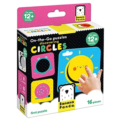 Afbeelding van Banana Panda On the Go Puzzel ontdek cirkels 12m+