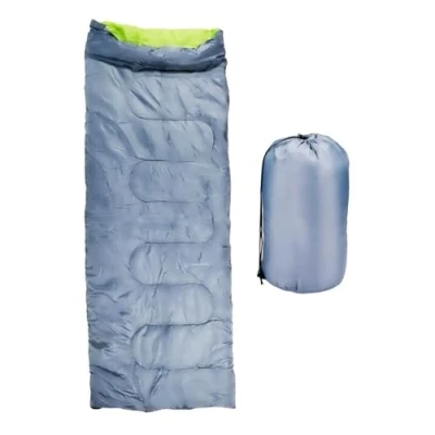 Afbeelding van Camp Active Slaapzak Volwassenen Zomerslaapzak voor 5C tot 10C 190 x 72 cm Grijs/Geel