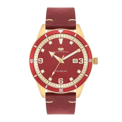 Afbeelding van Rhodenwald &amp; Söhne Quarzuhr Horloge, Heren, Maat: One Size, Rot