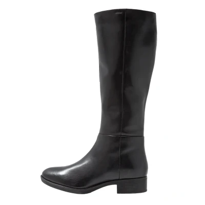 Afbeelding van Geox D Felicity Knee High Boot voor dames, zwart, 38 EU