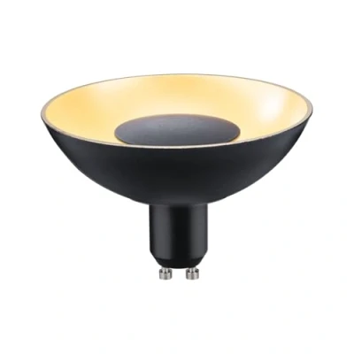 Afbeelding van Paulmann 28794 LED lamp reflector GU10 230V 170lm 4,9W 1900K zwart, goud 3 Step Dim dimbaar lampen verlichtingsmiddel