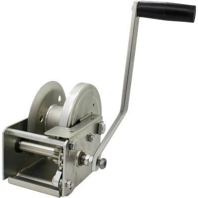 Afbeelding van Handlier KX1550 680/320kg met afdekplaat Novio Handmatige lieren BouwmanAanhangwagens.nl