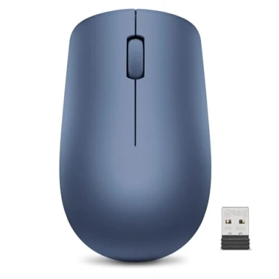 Afbeelding van Lenovo 530 draadloze muis, Ambidextrous Design, Nano USB verbinding, compatibel met Windows laptops en pc&#039;s Abyss Blue