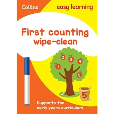 Afbeelding van Collins Easy Learning Preschool First Counting Age 3 5 Wipe Clean Activity Book: Ideal for Home