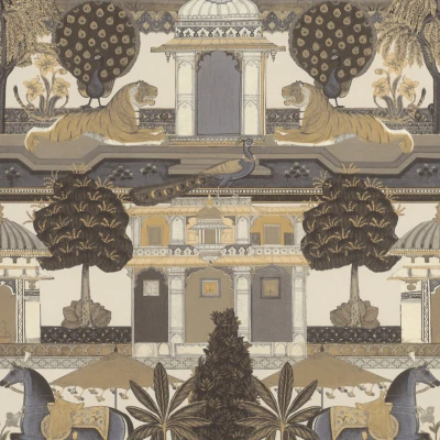 Afbeelding van Rasch Indian Styles 746228 Beige