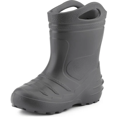 Afbeelding van Ladeheid LA KL 051 Kinder Regenlaarzen Rubber met Binnenschoen en Grepen Waterdicht EVA Wasbare Grafiet 31