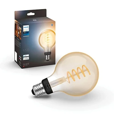 Afbeelding van Philips Hue Globe Filament White Ambience Single Bulb G93/E27