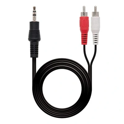 Afbeelding van Audio Jack naar RCA Kabel NANOCABLE 10.24.0305 5 m