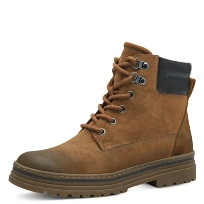 Afbeelding van Marco Tozzi Dames Bootie Laced 2 26260 43 modelaarzen, NUT Comb, 38 EU, moer kam, EU