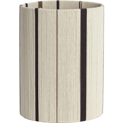 Afbeelding van Light &amp; Living Kap cilinder 30 40 cm MEDAN crème+bruin+donker bruin