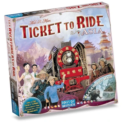 Afbeelding van Ticket to Ride Map Collection: Volume 1 Team Asia &amp; Legendary (NL/EN/FR/DE)