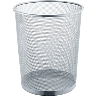 Afbeelding van Mesh papiermand 15 liter, zilver
