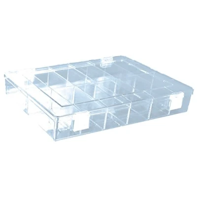 Afbeelding van hünersdorff Assortimentsdoos: stabiele sorteerdoos (PS Classic) met vaste vakverdeling (8 vakken), afmetingen: T225 x B335 H55 mm, Made in Germany