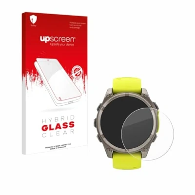 Afbeelding van upscreen Screenprotector voor Garmin Fenix 8 Solar (47 mm) Folie Beschermfolie Beschermglas transparant