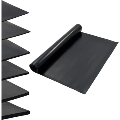 Afbeelding van vidaXL Vloermat anti slip 3 mm glad 1,2x5 m rubber