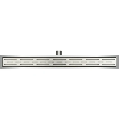 Afbeelding van Xellanz Eco douchegoot met flens en rooster 70 x 7 cm RVS