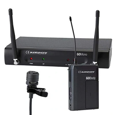 Afbeelding van Audiophony Pack GO Lava F5 1 GOMono ontvanger + GOBody bodypack zender GOLava Lavalier microfoon 500MHz