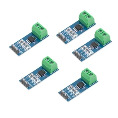 Afbeelding van 5 stuks ACS712 stroomsensor, meetbereik, module, compatibel met Arduino Bascom, inclusief e book (20A)