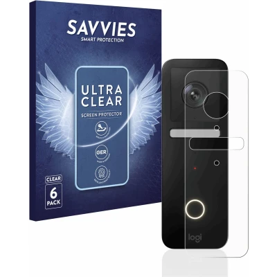 Afbeelding van Savvies (6 Stuks) Schermbeschermer voor Logitech Circle View Doorbell Screen Protector Ultra Transparant