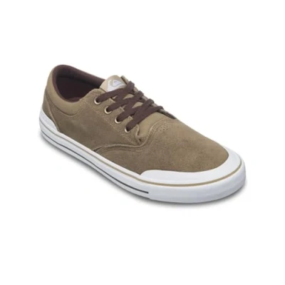 Afbeelding van Quiksilver Varial Sneakers laag, Heren, Maat: 43, Tan Leer en textiel