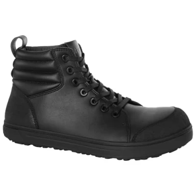 Afbeelding van BIRKENSTOCK Veiligheidsveterschoen, enkelhoog, beschermingsklasse S3, stalen neus, antistatisch, perforatiebestendig, bovenmateriaal microvezel, model QS 700 1011238, maat 43