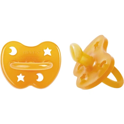 Afbeelding van Hevea fopspeen orthodontisch “Classic&#039; 0 3 maanden 100% natuurrubber (set van 2)