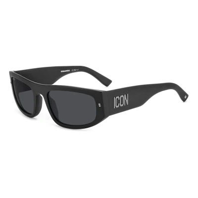 Afbeelding van Dsquared2 Icon 0016/S Rechthoekig Acetaat Heren Zonnebril