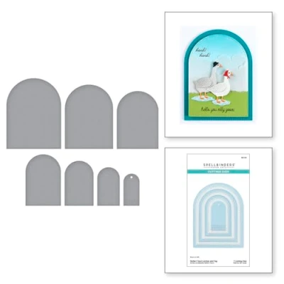 Afbeelding van Spellbinders Perfect Touch Arches and Tag Cutting Dies (S5 649)
