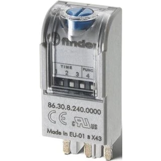 Afbeelding van Finder tijdmoduul multi 12 24vac dc past naast relais in voeten 90 02 03 92 94 04 95 05 55 97 01 51 52 86 30 8 240 0000