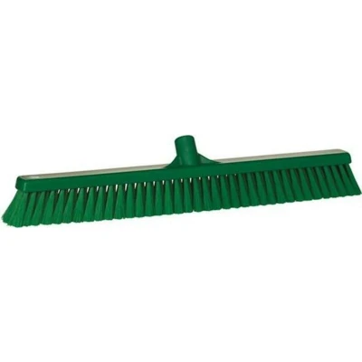 Afbeelding van Vikan Bezem zacht polyester groen, 61 cm, Geschikt voor Varkens Veehouderij
