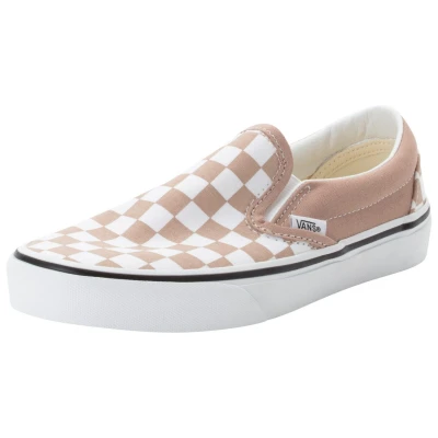 Afbeelding van Vans Classic Slipon Unisex Instappers, Maat: 36, Warm taupe Textiel