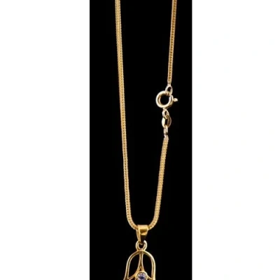 Afbeelding van Vossenstaart ketting 40 cm verguld