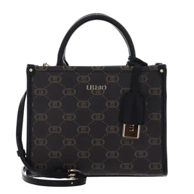 Afbeelding van LIU JO handtas schoudertas Ridhi ECS Tote Bag Nero donkerbruin