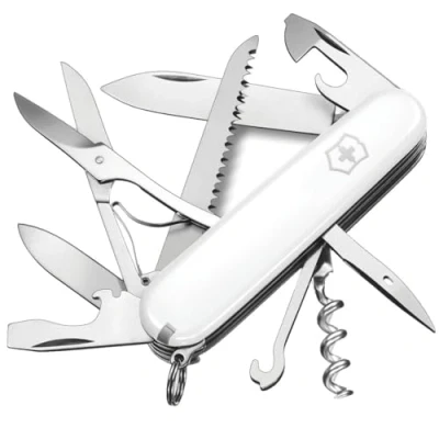 Afbeelding van Black Friday Victorinox zakmes Huntsman wit 15 functies 91 mm doosje