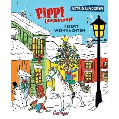 Afbeelding van Pippi Langstrumpf feiert Weihnachten: Der Astrid Lindgren Weihnachtsklassiker als stabiles Pappbilderbuch für Kinder ab 3 Jahren