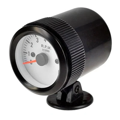 Afbeelding van E Support Toerenteller Meter Auto Blauw LED Licht RPM Elektrische Gauge Bellen Wijzer Indicator 52mm