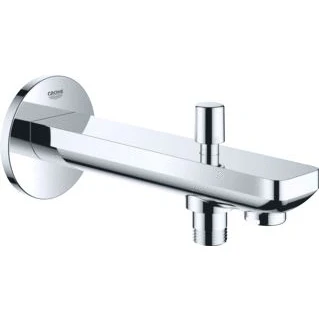 Afbeelding van Grohe Bau baduitloop 170 mm met omstelling chroom