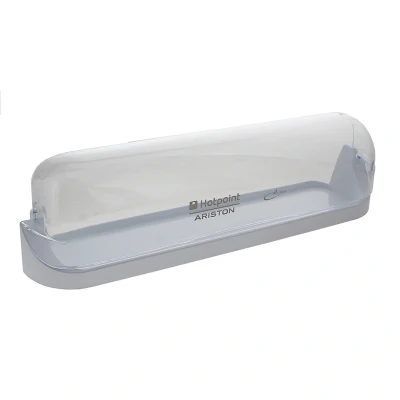 Afbeelding van Whirlpool Indesit 482000030373 boterklep C00254347 botervakklep transparant 44 (l.443) ari