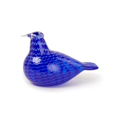 Afbeelding van Iittala Blauwveer vogel van glas 14,5 cm Royalblauw