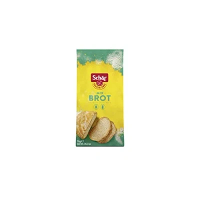 Afbeelding van Schär Mix B Broodmix bakmengsel glutenvrij 1 kg, verpakking van 10 stuks (10x1000 gram)