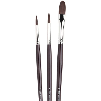 Afbeelding van Winsor&amp;Newton Penselen Long Handle 3 pack V.2