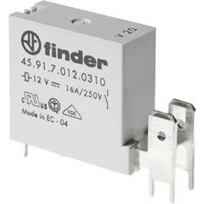 Afbeelding van Finder 45.91.7.012.0311 Printrelais 12 V/DC 16 A 1x NO 1 stuk(s)