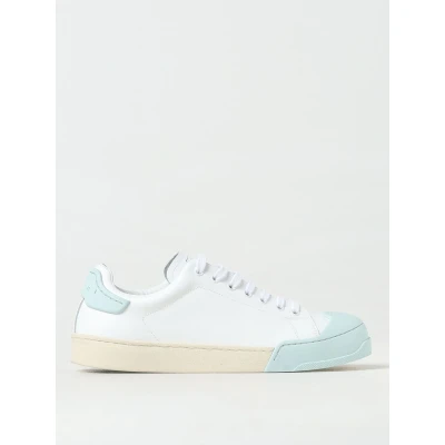 Afbeelding van Leather Upper Flat Sneakers with Rubber Sole and Lace up Closure